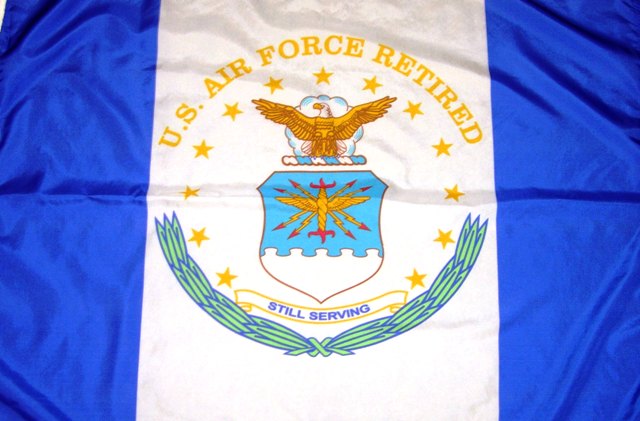 U.S. Air Force Retired 3'X5' Flag Rough Tex® Super Polyester