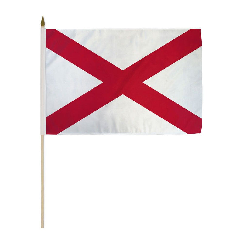 Alabama Stick Flags - 12''x18'' Rough Tex ®68D