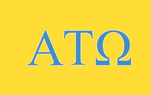 ATO Alpha Tau Omega 2'X3'  Rough Tex ® 100D Flag