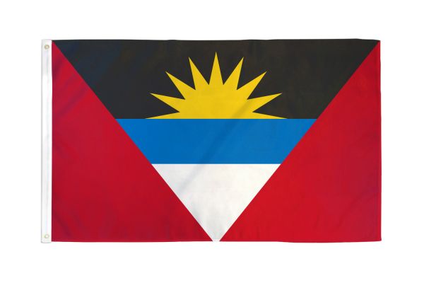 Antigua & Barbuda 3'X5' Country Flag ROUGH TEX® 68D Nylon