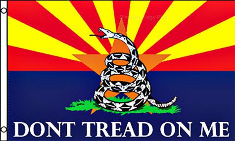 Arizona Gadsden 3'X5' Flag ROUGH TEX® 100D