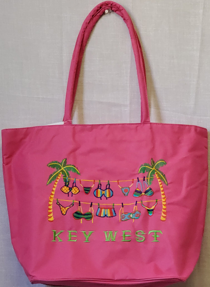 Key West Bikini Pink Beach Bag