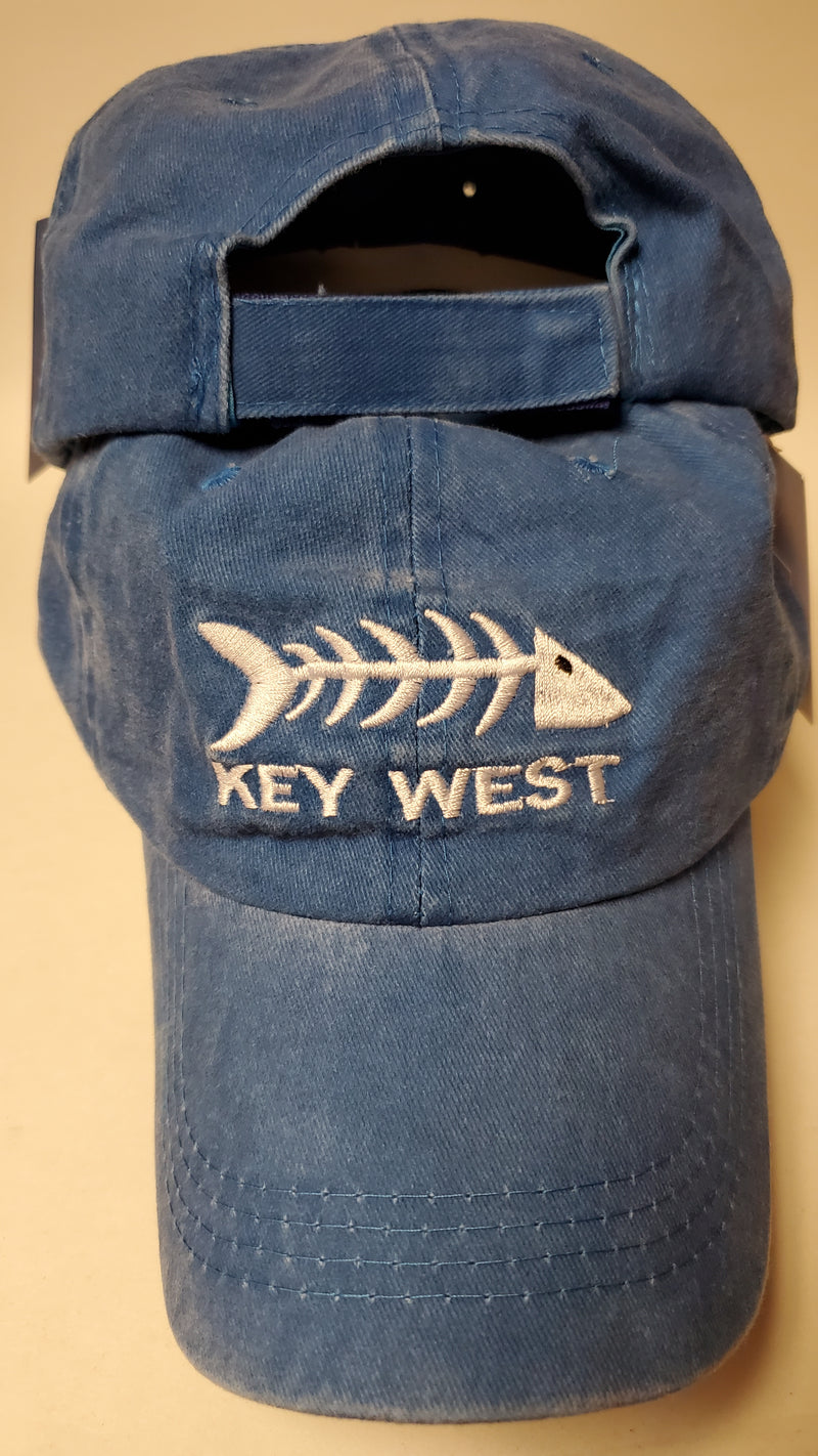Key West Blue Fish Bones - Cap