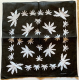 Assorted Weed Themed Bandana Head Wraps 100% Cotton 22"X22"