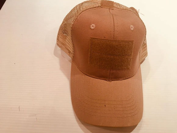 KHAKI MESH OPERATORS PROFESSIONAL CAP