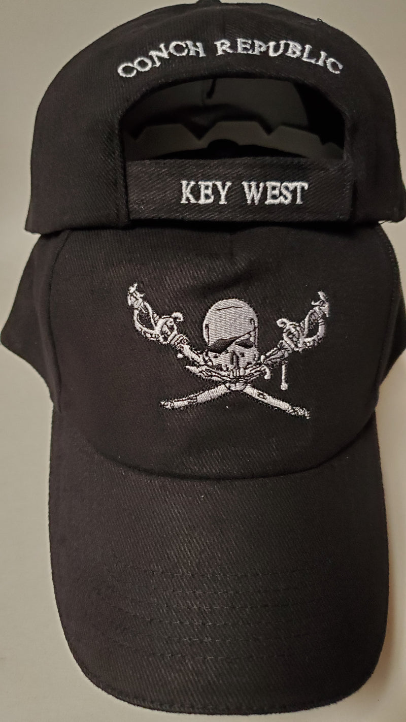 Conch Republic Key West Pirate W/ Crossed Swords - Cap