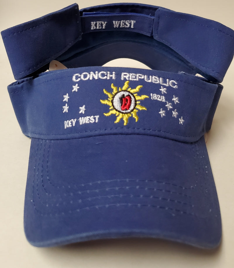 Conch Republic Blue Washed - Visor