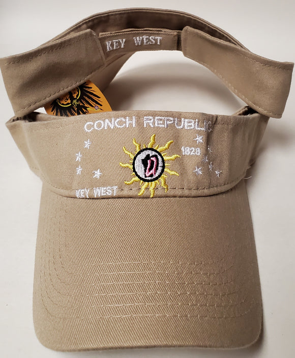 Conch Republic Key West Khaki - Visor