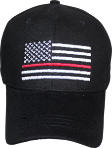 Fire Fighters Matter Memorial Red Line Black Cap