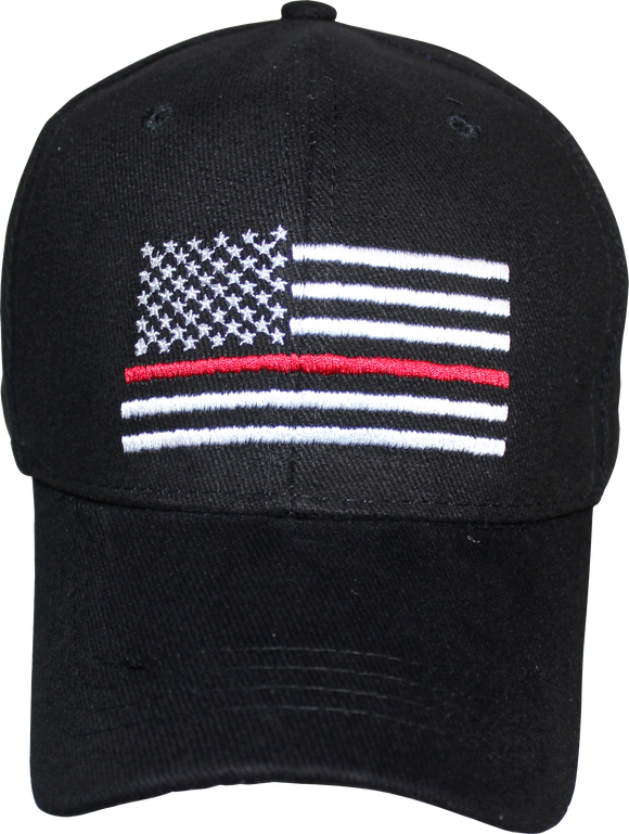 Fire Fighters Matter Memorial Red Line Black Cap