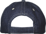 USA 3D 1776 Blue Jean American Flag Cap