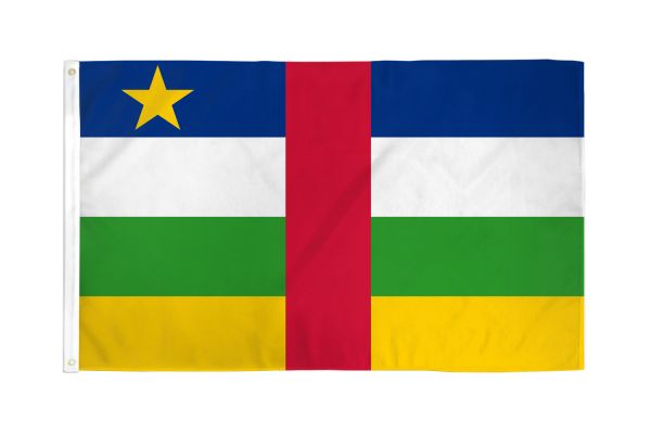 Central African Republic 3'X5' Country Flag ROUGH TEX® 68D Nylon