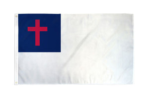 Christian Embroidered 3'X5' Flag Rough Tex® 150D