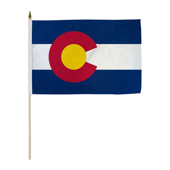 Colorado Stick Flags - 12''x18'' Rough Tex ®68D
