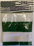 Green & White USA 3'X5' Flag Rough Tex® 100D