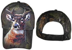 DEER BUCK CAMO CAP