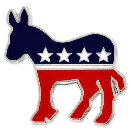 Democrat Donkey Lapel Pin