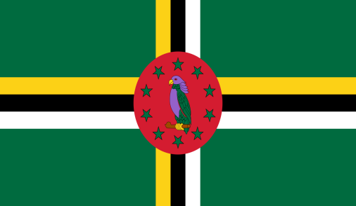 Dominica 3'X5' Flag ROUGH TEX® 100D