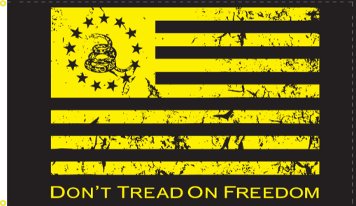 Don't Tread On Freedom 3'X5' Flag ROUGH TEX® 100D