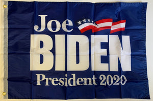 Joe Biden Democratic Party 2020 Presidential Blue Single-Sided Flag Banner 2'X3' Rough Tex® 68D Nylon