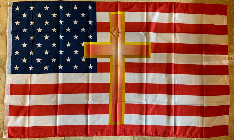 American Christian 3'X5' Flag ROUGH TEX® 100D