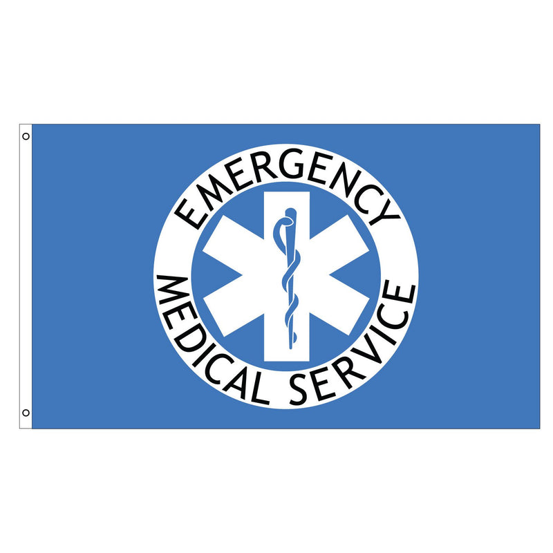 Emergency Medical Service 3'X5' Flag ROUGH TEX® 100D