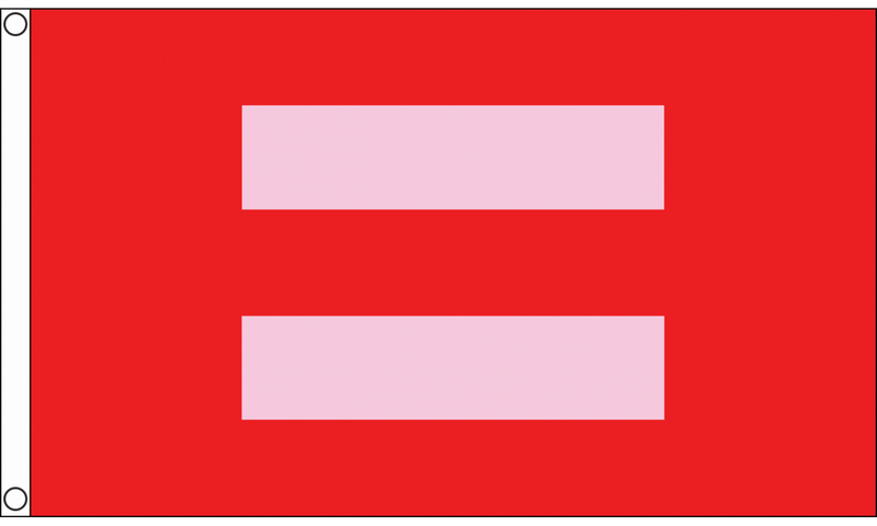 Human Rights Equality Red Official Flag 3'x5' DuraLite®