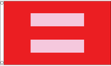 Human Rights Equality Red Official Flag 3'x5' DuraLite®