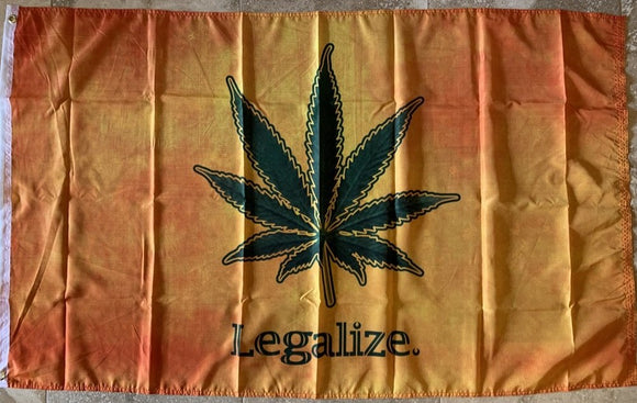 Legalize Weed Marijuana Flag 3'X5' Rough Tex® 100D