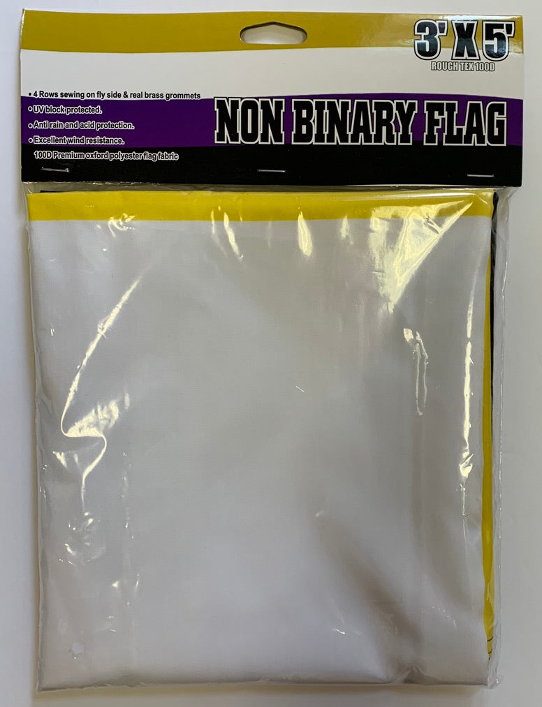 Non Binary 3'X5' Flag Rough Tex ® 100D