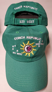 CONCH REPUBLIC KEY WEST TEAL CAP