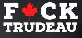 F ck Trudeau Maple Leaf Canada Black Flag 3'x5' Rough Tex ®100D