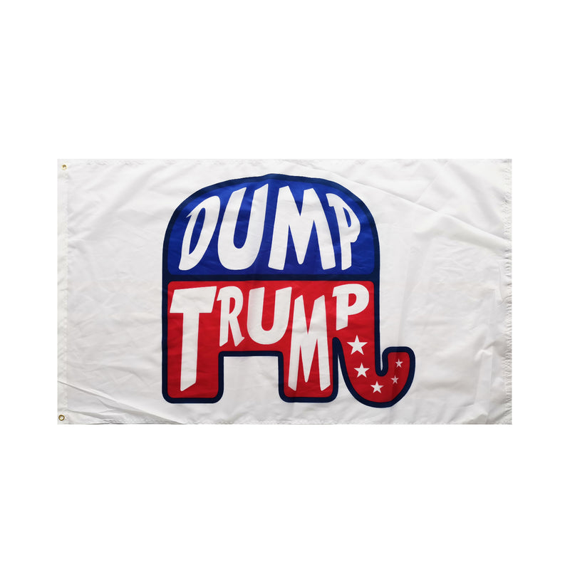 Dump Trump 3'X5' Flag Rough Tex® 68D Nylon