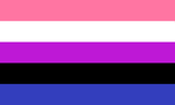 Genderfluid Flag With Grommets 12"X18" Rough Tex® 100D