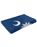 South Carolina Flag Deluxe Polar Fleece Blanket