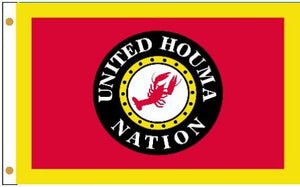 Houma Tribe 3'X5' Flag ROUGH TEX® 100D