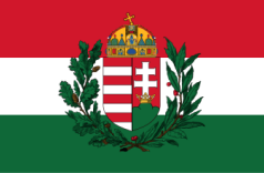 Hungary 1896 Coat Of Arms 2'x3' Flag ROUGH TEX® 100D