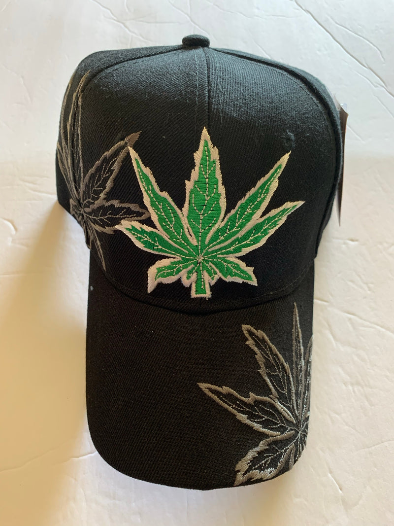 Black Weed Leaf - Cap