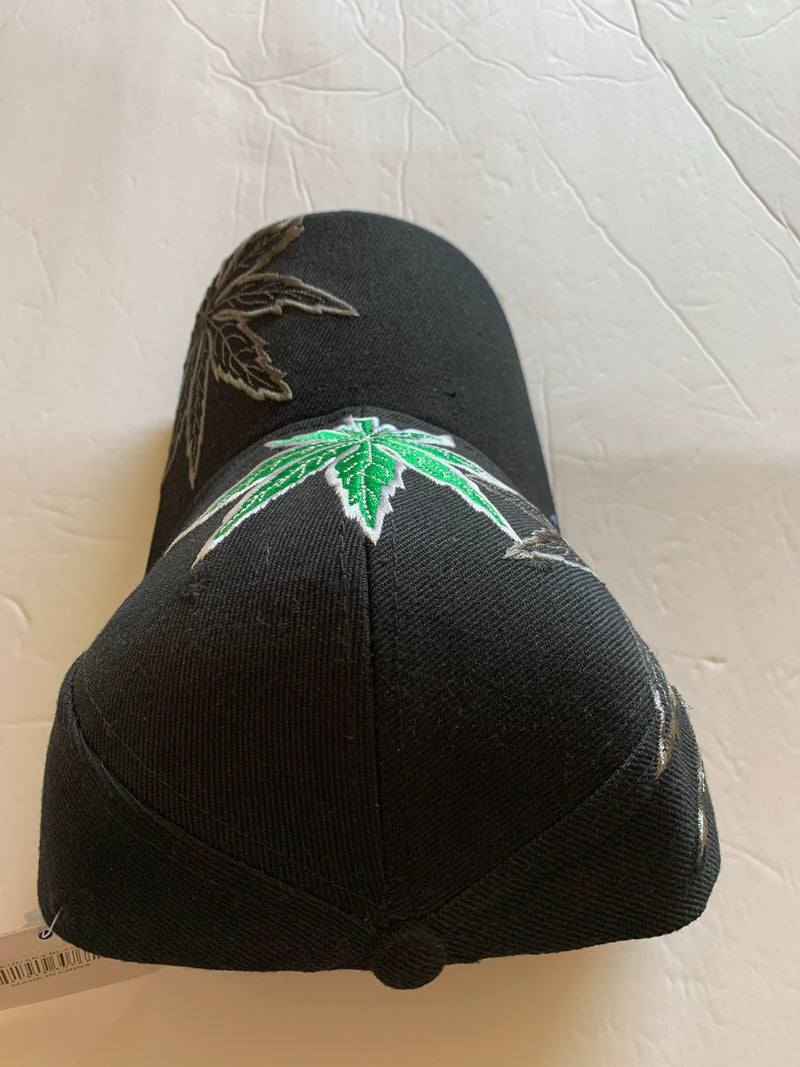 Black Weed Leaf - Cap