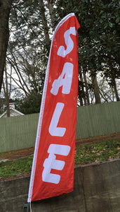 Sale Red Swooper Flag