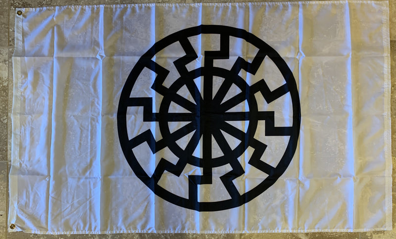 BLACK SUN FLAG ROUGH TEX® 100D 3'X5'