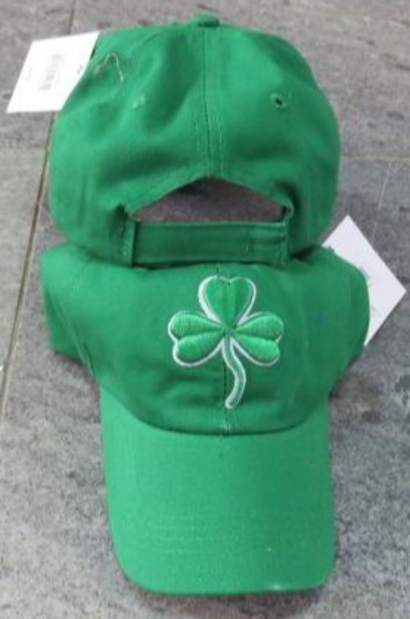 IRISH SHAMROCK ALL GREEN CAP / HAT
