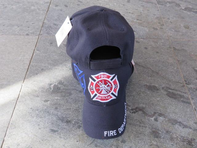 FIRE DEPARTMENT EMBLEM NAVY CAP