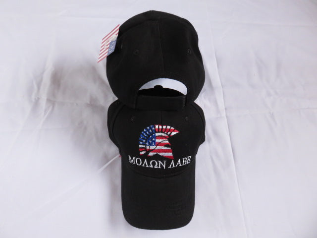 Molon Labe USA Black Cap