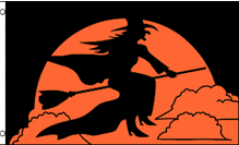 Halloween Witch 3'X5'  Rough Tex® 68D Nylon