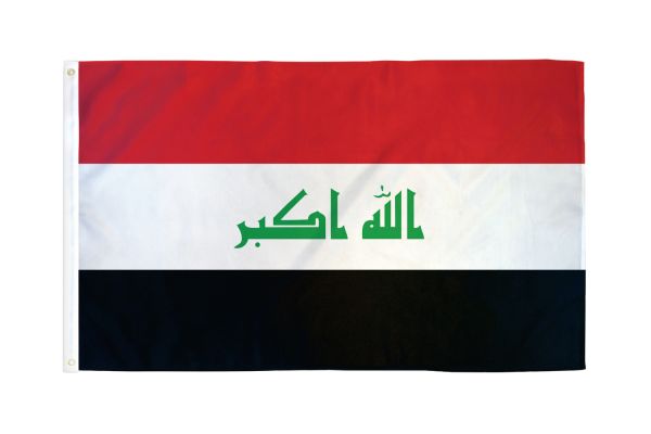 Iraq 3'X5' Country Flag ROUGH TEX® 68D Nylon