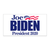 Joe Biden Official Democratic Party Presidential Banner White Double Sided 3'X5' Flag Rough Tex® 100D