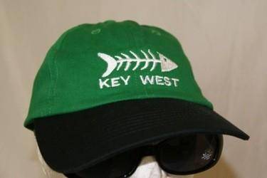 Key West Fishbones Green - Cap