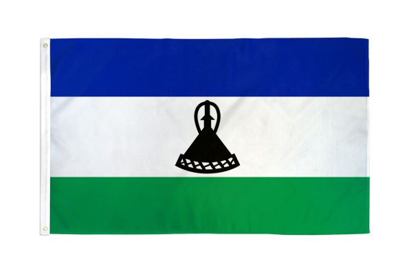 Lesotho 3'X5' Country Flag ROUGH TEX® 68D Nylon