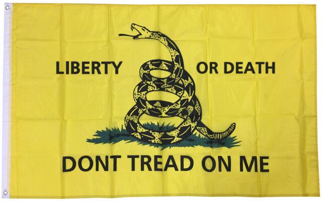 Liberty Or Death Gadsden 2'x3' Flag ROUGH TEX® 100D